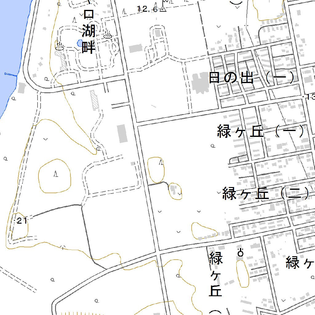 674252 浜頓別（はまとんべつ Hamatombetsu）, 地形図 Map by Pacific