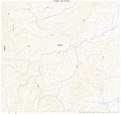 674260 エタンパック山（えたんぱっくさん Etampakkusan）, 地形図