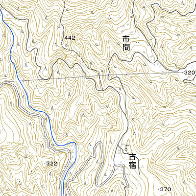 533900 山北（やまきた Yamakita）, 地形図