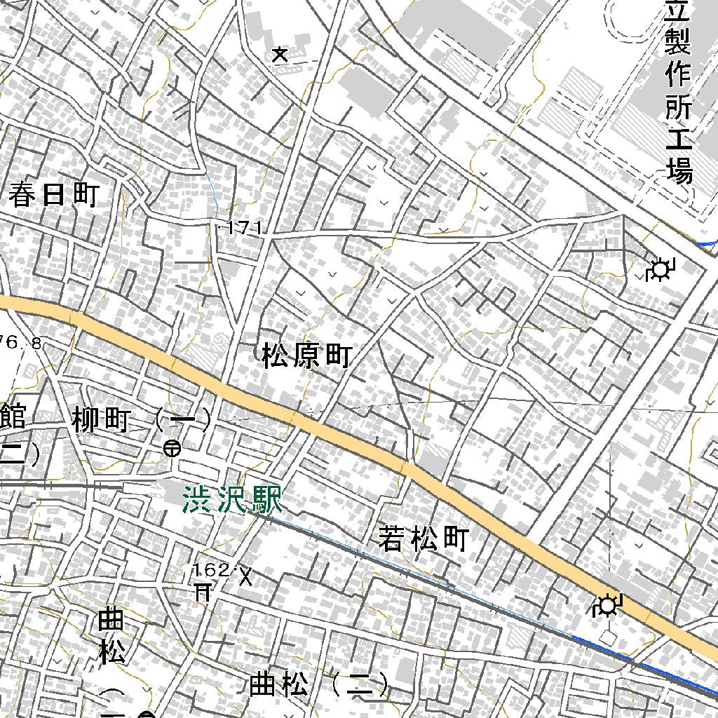533901 秦野（はだの Hadano）, 地形図 Map by Pacific Spatial 