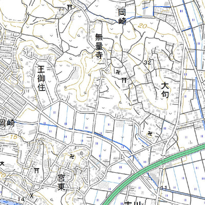 533902 伊勢原（いせはら Isehara）, 地形図