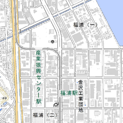 533905 本牧（ほんもく Hommoku）, 地形図