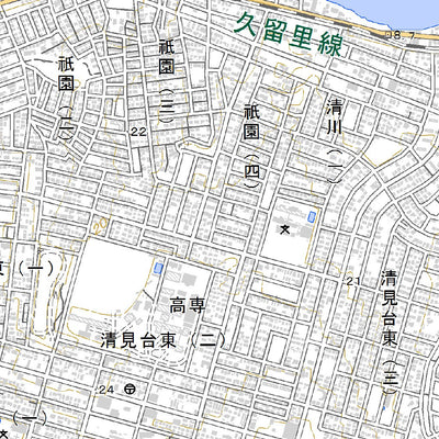 533907 木更津（きさらづ Kisarazu）, 地形図