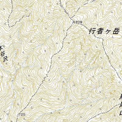 533911 大山（おおやま Oyama）, 地形図
