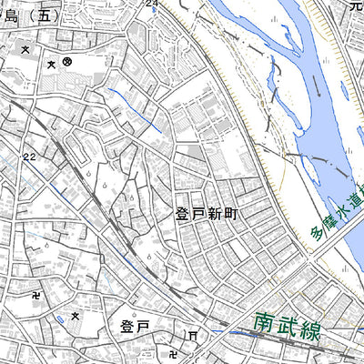 533934 溝口（みぞのくち Mizonokuchi）, 地形図