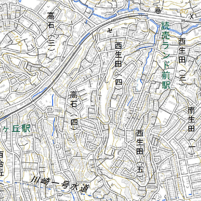 533934 溝口（みぞのくち Mizonokuchi）, 地形図