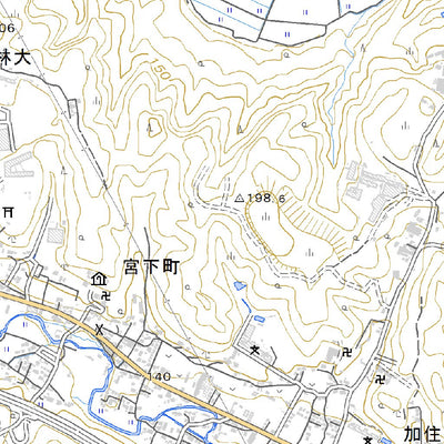 533942 拝島（はいじま Haijima）, 地形図