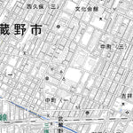 533944 吉祥寺（きちじょうじ Kichijoji）, 地形図