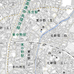 533945 東京西部（とうきょうせいぶ Tokyoseibu）, 地形図