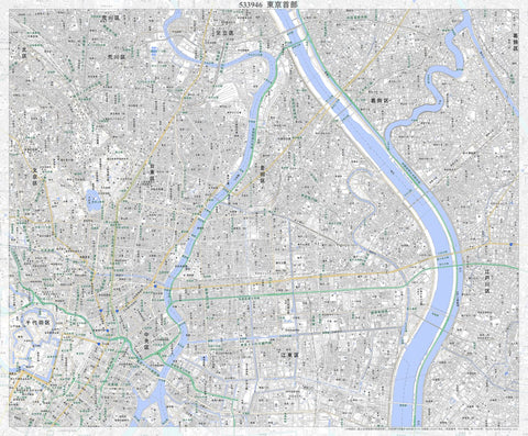 533946 東京首部（とうきょうしゅぶ Tokyoshubu）, 地形図