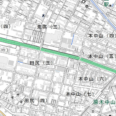 533947 船橋（ふなばし Funabashi）, 地形図