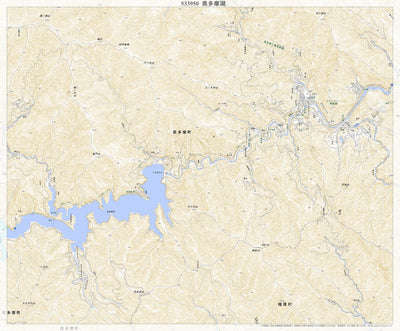 533950 奥多摩湖（おくたまこ Okutamako）, 地形図