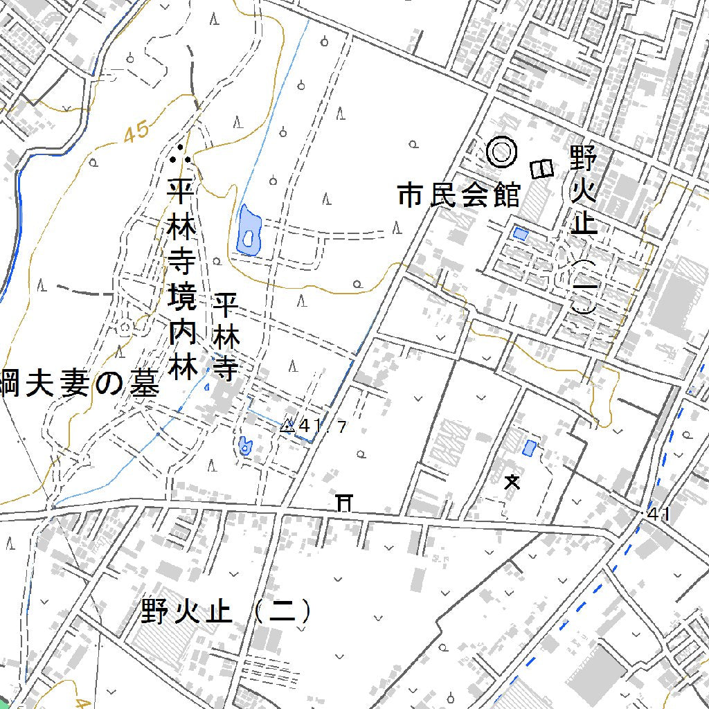 533954 志木（しき Shiki）, 地形図 Map by Pacific Spatial Solutions 