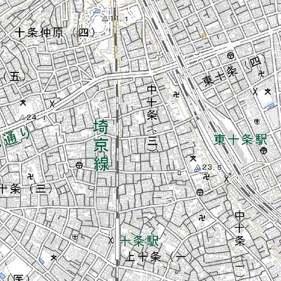 533955 赤羽（あかばね Akabane）, 地形図