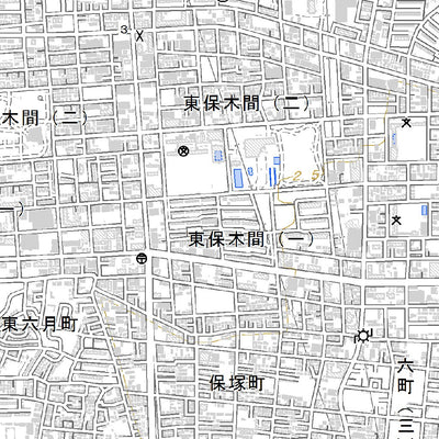 533956 草加（そうか Soka）, 地形図