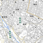 533962 飯能（はんのう Hanno）, 地形図