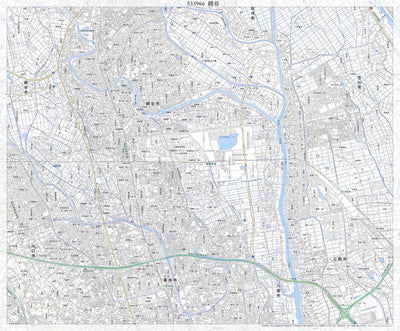 533966 越谷（こしがや Koshigaya）, 地形図