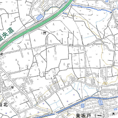 533973 川越北部（かわごえほくぶ Kawagoehokubu）, 地形図