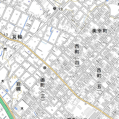 533975 岩槻（いわつき Iwatsuki）, 地形図