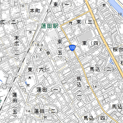 533975 岩槻（いわつき Iwatsuki）, 地形図