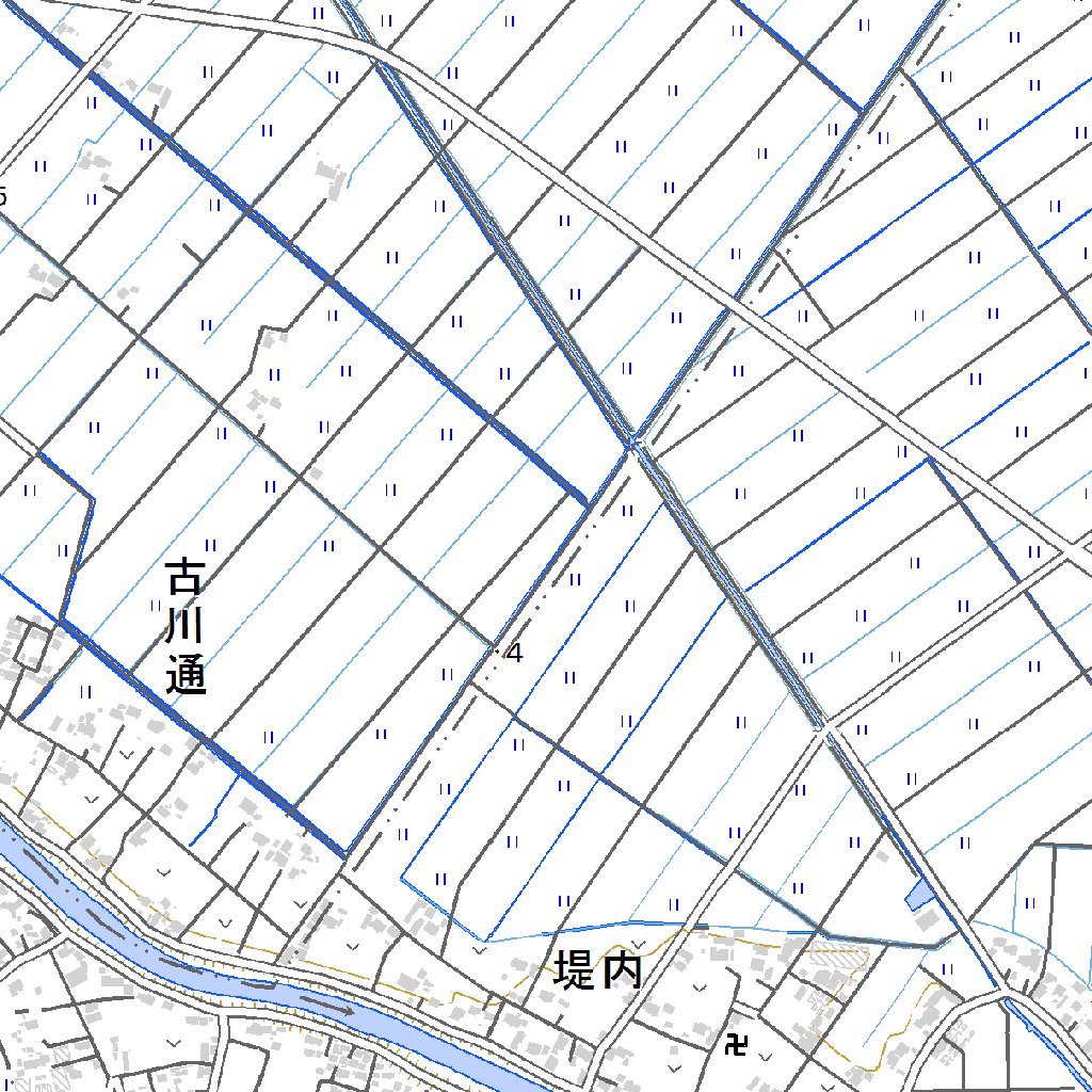 533976 野田市（のだし Nodashi）, 地形図 Map by Pacific Spatial 