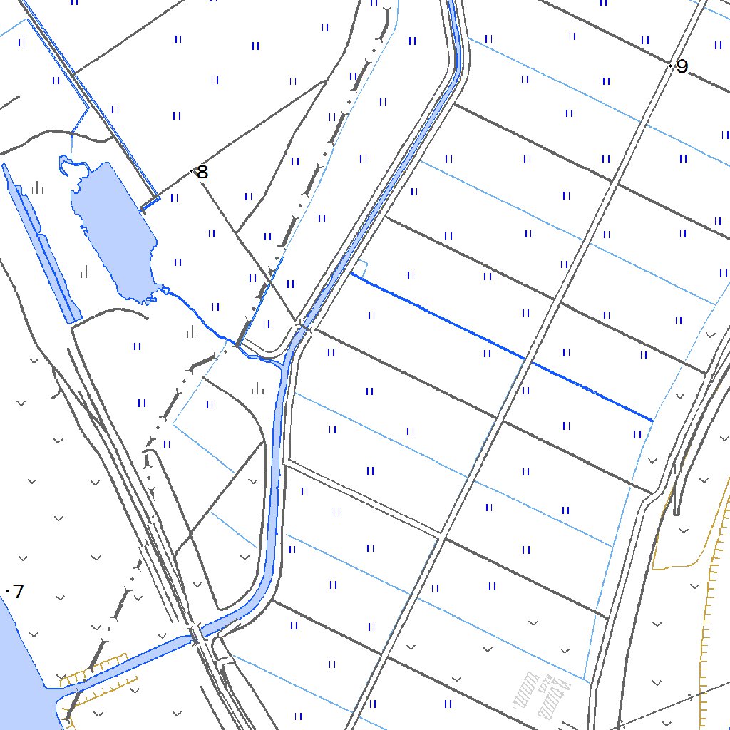 533977 守谷（もりや Moriya）, 地形図 Map by Pacific Spatial