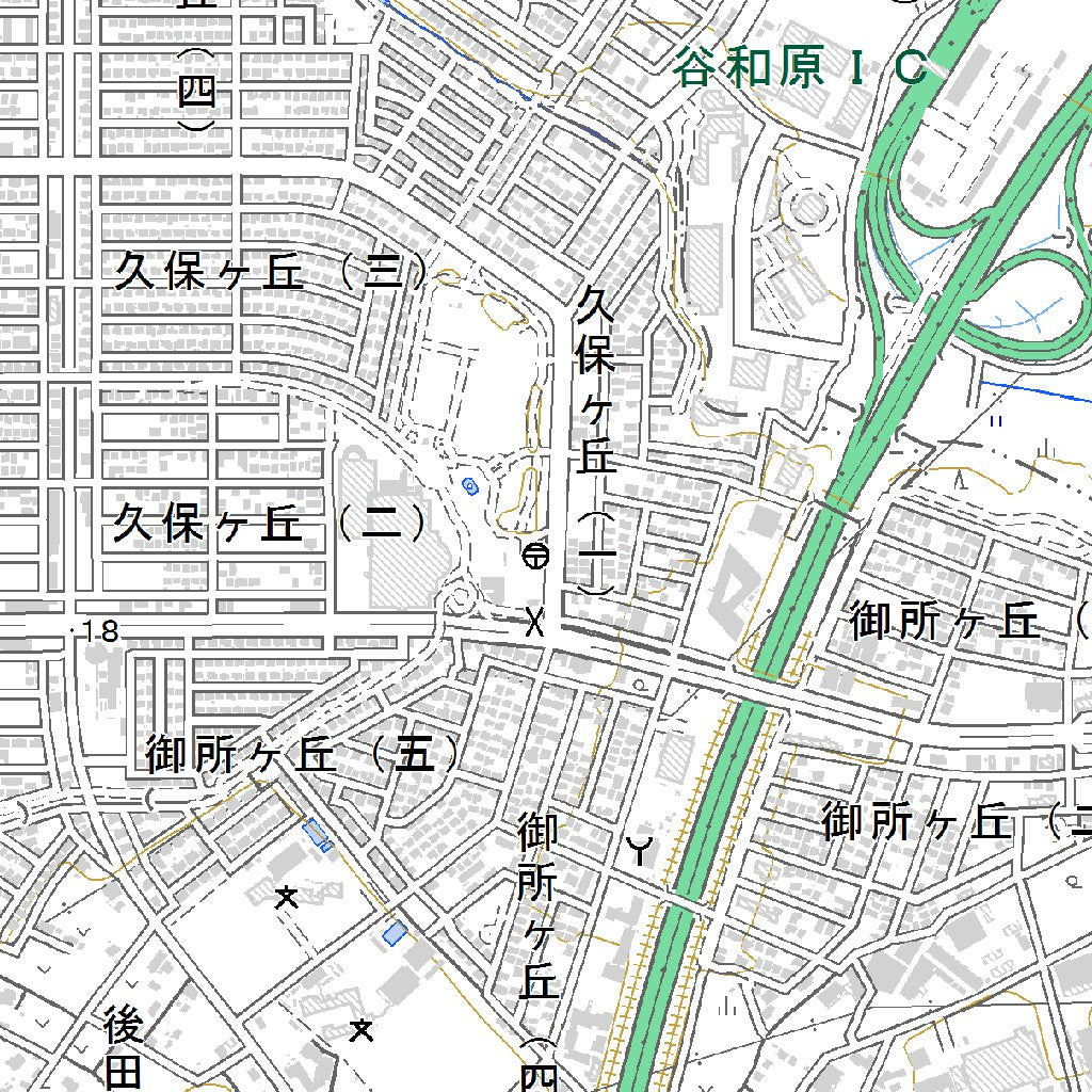 533977 守谷（もりや Moriya）, 地形図 Map by Pacific Spatial