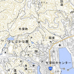 483020 牛深（うしぶか Ushibuka）, 地形図