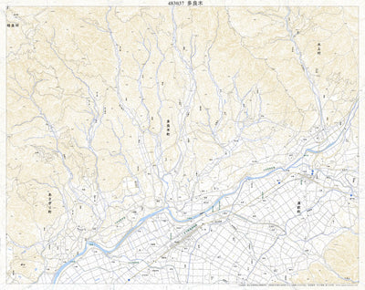 483037 多良木（たらぎ Taragi）, 地形図