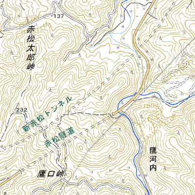 483044 田浦（たのうら Tanora）, 地形図