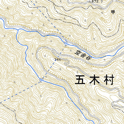 483047 梶原（かじわら Kajiwara）, 地形図