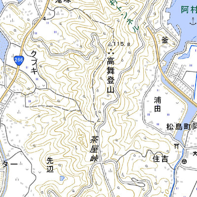 483063 天草松島（あまくさまつしま Amakusamatsushima）, 地形図