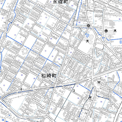 483064 八代（やつしろ Yatsushiro）, 地形図