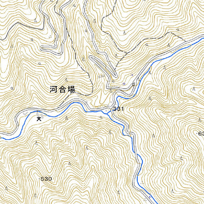 483066 柿迫（かきざこ Kakizako）, 地形図