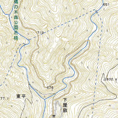 483067 葉木（はぎ Hagi）, 地形図