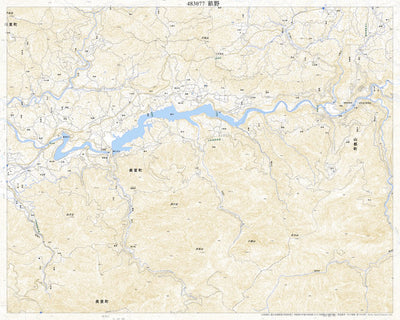 483077 畝野（うねの Uneno）, 地形図