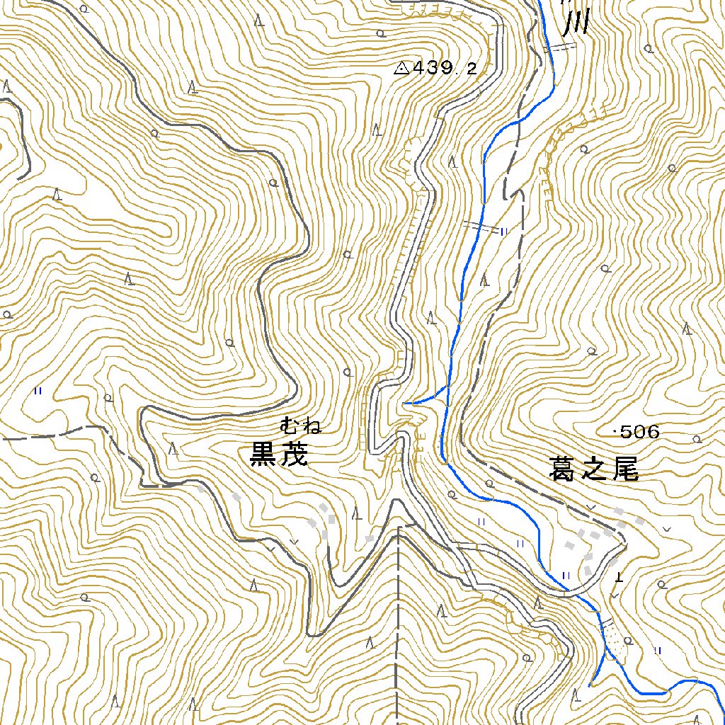 483077 畝野（うねの Uneno）, 地形図 Map by Pacific Spatial