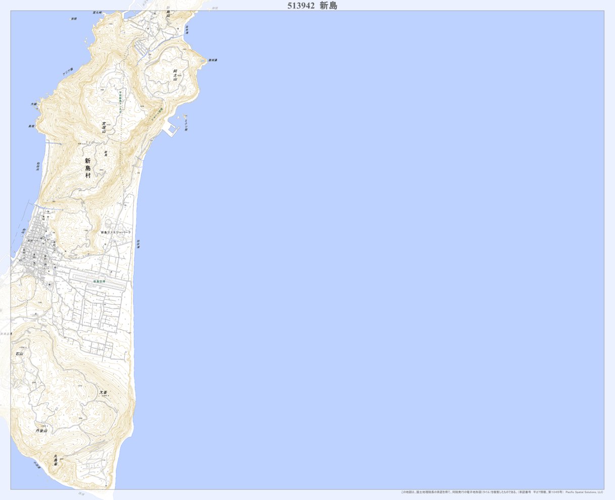 地理 533436 城崎 （きのさき Kinosaki）, 地形図 Map by Pacific Spatial