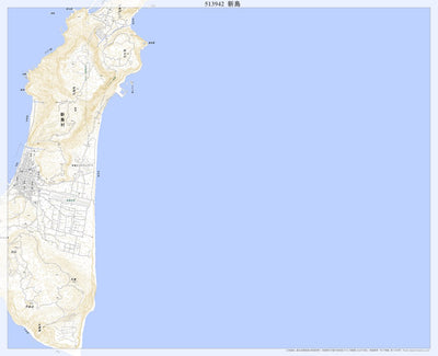 513942 新島（にいじま Niijima）, 地形図