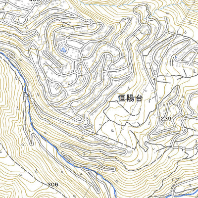 523920 天城山（あまぎさん Amagisan）, 地形図