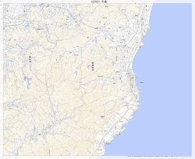 523937 千倉（ちくら Chikura）, 地形図