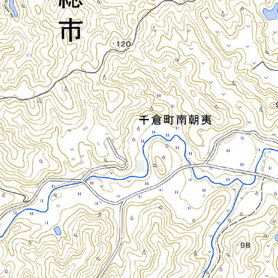 523937 千倉（ちくら Chikura）, 地形図