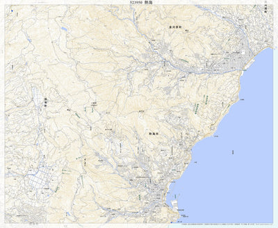 523950 熱海（あたみ Atami）, 地形図
