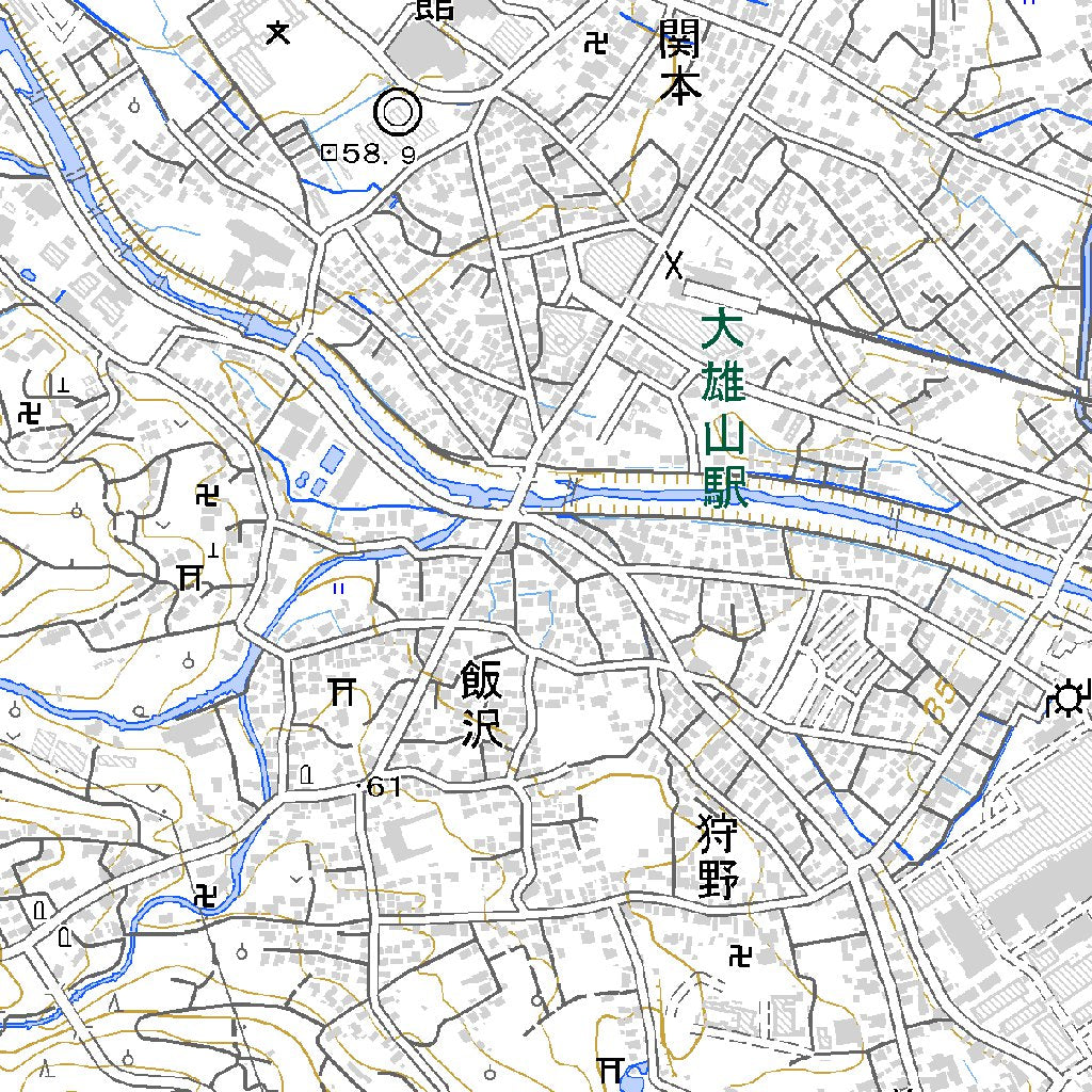 523970 関本（せきもと Sekimoto）, 地形図 Map by Pacific Spatial