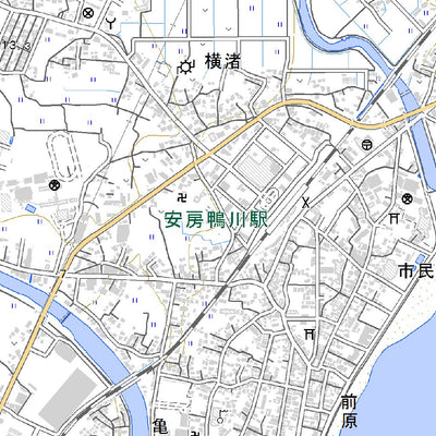 524050 鴨川（かもがわ Kamogawa）, 地形図
