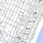 534013 四天木（してんぎ Shitengi）, 地形図