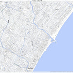 534023 上総片貝（かずさかたかい Kazusakatakai）, 地形図