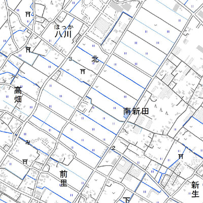 534023 上総片貝（かずさかたかい Kazusakatakai）, 地形図