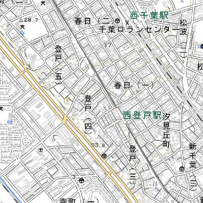 534030 千葉西部（ちばせいぶ Chibaseibu）, 地形図