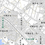 534031 千葉東部（ちばとうぶ Chibatobu）, 地形図